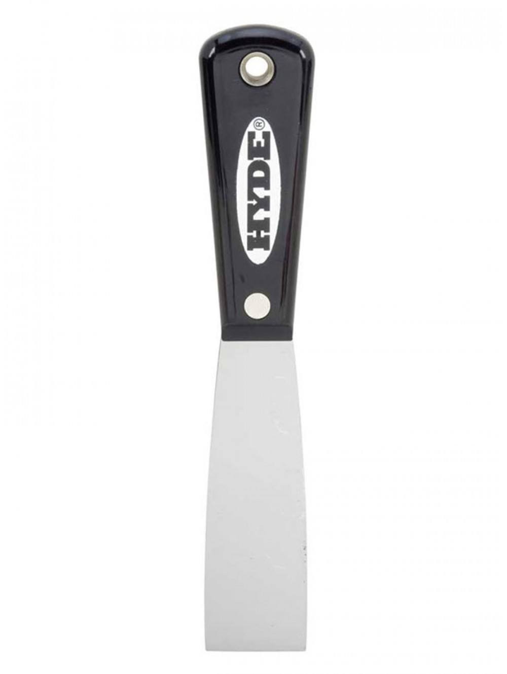 Hyde Tools Black & Silver® 1-1/4” Flexible Putty Knife/Scraper (High Carbon Steel)